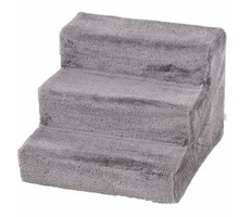 Flamingo Schody pro psy šedá 45x60x40cm