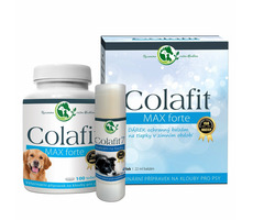 Colafit Dárkový balíček - malý / 1x Colafit Max forte 100 tob. + 1x ochraný balzám na tlapky Colafit 7
