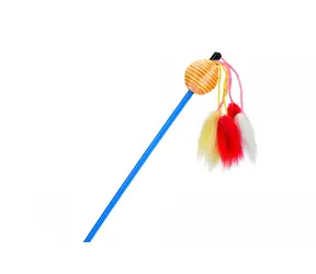 Beeztees Škádlítko pro kočky rybářský prut 60cm
