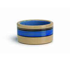 Beeztees STRIPES Miska pro kočky modrá 11.5cm