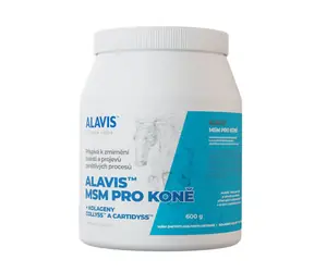 ALAVIS MSM pro koně 600g / proti zánětu a bolesti a na zpevnění vazů a šlach