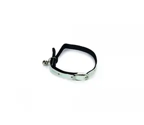 Beeztees Obojek pro kočky reflexní bílá 23-29 x 1 cm