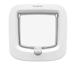 PetSafe DeLuxe Manuální dvířka pro kočky a psy bílá / do 8kg / 219 mm x 210 mm