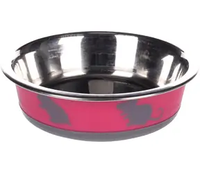 Flamingo Nelly Miska pro hlodavce růžová 225ml