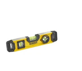 DeWalt DWHT0-43003 Kovová vodováha 25 cm / 3 libely / Přesnost: 0.5 mm/m