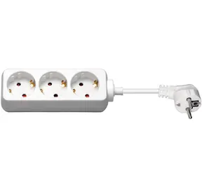 MicroConnect Prodlužovací šňůra 3 zásuvky 3m bílá