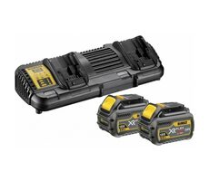 DeWalt DCB132T2 / Sada akumulátorů s nabíječkou / 2x Aku DCB546 (54V&6.0Ah) / 1x nabíječka DCB132