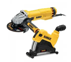 DeWalt DWE46107 / Úhlová bruska DWE4237 + odsávání DWE46229 / 1400W / 125 mm / 11500 ot-min
