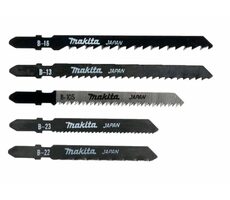 Makita A-86898 Sada pilových plátků 5 ks / pro přímočaré pily B10 & B13 & B16 & B22 & B23