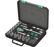 WERA 8100 SB 2 Ráčnová sada Zyklop Speed / upínací část 3/8" / metrická / 43 dílný