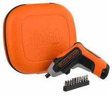 Black&Decker BCF611CK / Aku Šroubovák / 3.6V / 1.5Ah / 180 ot-min / Upnutí šestihran 1|4" / 5.5 Nm
