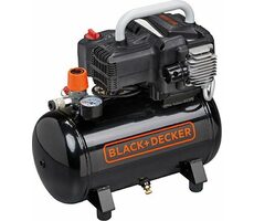 Black&Decker NUNKBN304BND309 / Bezolejový kompresor / 1100W / 12L / Tlak 10 bar / 185 L za minutu