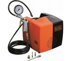 Black&Decker NU8215340BND701 / Bezolejový kompresor / 1100W / Tlak 8 bar / 180 L za minutu