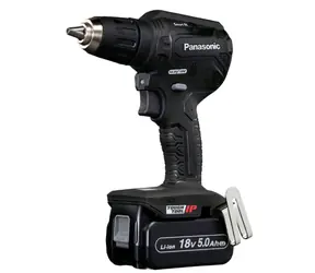 Panasonic EY1DD1J18D32 černá / aku vrtačka / 18V / 2x5.0Ah / 1800 ot-min / 50Nm 