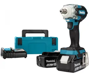 Makita DTW301RTJ / Aku Rázový utahovák / 18V / 3200 ot-min / 4000 úderů-m / 2x5.0Ah
