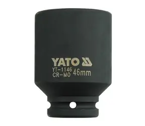 YATO YT-1146 / Nástavec 3/4" rázový šestihranný hluboký 46 mm / CrMo
