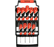 YATO YT-25968 / Sada šroubováků 9 ks / magnetické / CrMo / se stojanem