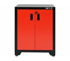 YATO YT-08934 Skříňka dílenská na nářadí prázdná 2 dveře / uzamykatelná / 66 x 45.7 x 86.3 cm