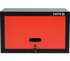YATO YT-08935 Skříňka dílenská na nářadí prázdná na zeď / uzamykatelná / 66 x 30.5 x 41 cm