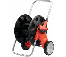YATO YT-99852 / Stojan navíjecí na zahradní hadici / 3/4" 45m / 1/2" 50m / pojízdný