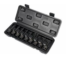 YATO YT-10691 / Sada nástrčných rázových nástavců SPLINE 1/2" 9ks 