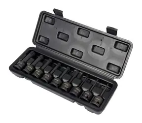 YATO YT-10691 / Sada nástrčných rázových nástavců SPLINE 1/2" 9ks 