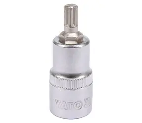 YATO YT-04342 / Nástavec 1/2" bit vícezubý M8 55 mm