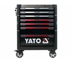 YATO YT-55308 / Skříňka dílenská pojízdná 7 zásuvek 157ks nářadí 