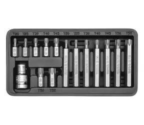 YATO YT-0411 / Sada bitů 15 ks TORX box