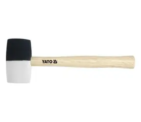 YATO YT-4602 / Palička gumová 370 g / černobílá