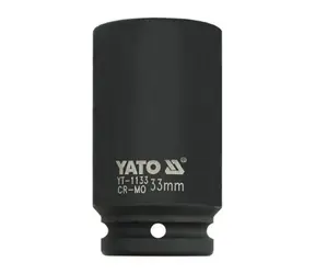 YATO YT-1133 / Nástavec 3/4" rázový šestihranný hluboký 33 mm / CrMo