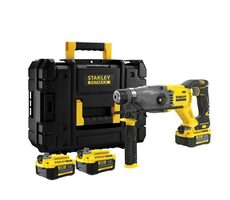 Stanley FMCH900M22 / Bezuhlíkové aku kombinované kladivo FatMax s vybavením / 5500 úderů/min o síle 2J  