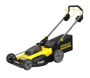 Stanley V20 SFMCMWS251B / Aku Sekačka na trávu / 18V / záběr 49.5 cm / koš 40 l / bez aku