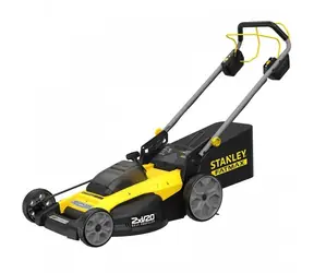 Stanley V20 SFMCMWS251M / Aku Sekačka na trávu / 18V / záběr 49.5 cm / koš 40 l / 2x 4.0Ah