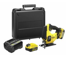 Stanley V20 SFMCS600M2K / Aku Přímočará pila / 18V / Délka zdvihu: 19 mm / 2x 4.0