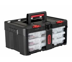Keter Stack'N'Roll Sada organizérů černá / 3 organizéry / 48.1 x 23.3 x 33.2 cm