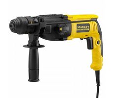 Stanley SFMEH210K / Kombinované vrtací a sekací kladivo / 800W / 1250 ot-min / 4.670 úderů-min / 2.4J / SDS-plus