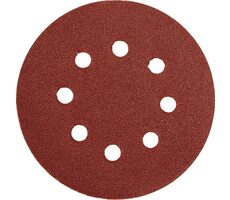 YATO YT-83452 / Brusný papír s otvory / Průměr 125 mm / Zrnitost 60 / Suchý zip / 5 ks