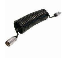 Carpoint Prodlužovací kabel do 7-pólové zásuvky tažného zařízení 12V 65-270cm - kovové koncovky