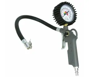 Carpoint Pistole na huštění pneu s manometrem 12bar 35cm