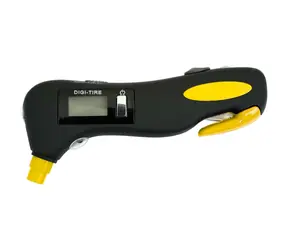 Aroso Digitální pneuměřič 5v1 / svítilna / bezpečnostní kladivo / řezák