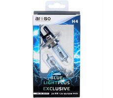 Aroso Autožárovky Light Plus H4 12V 60/55W P43t sada 2ks - blue / xenonový efekt