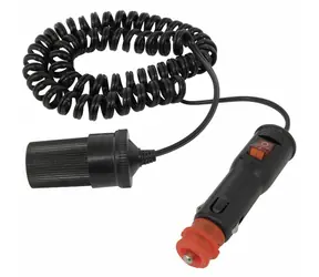 Carpoint Kabel prodlužovací do zásuvky zapalovače 12V 24V / délka 2.5m / kontrolka / vypínač