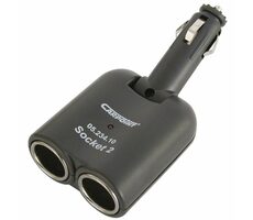 Carpoint Rozdvojka do zásuvky zapalovače s kloubem / 12V / 5A