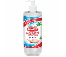 Sanitiz Alkoholová dezinfekce na ruce 750ml - parfém máta / obsahuje Aloe Vera
