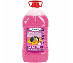Velvana Letní směs do ostřikovačů Glacidet 4l PET láhev - Penguin Lady s nano efektem