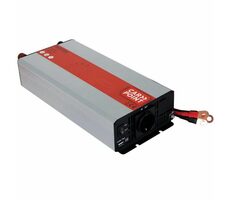 Carpoint Měnič napětí 12V DC na 230V 50Hz 1500W AC - s připojením na svorky autobaterie