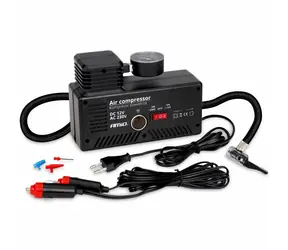 Aroso 20.247 Kompresor vzduchový 230V/12V 7bar / 100PSI - zásuvka zapalovače 12V DC / měnič napětí 230V-12V