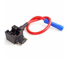 AMiO Držák nožové pojistky Micro s odbočkou / bypass 12V 20A - pro připojení dalších spotřebičů