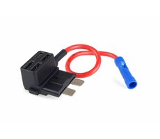AMiO Držák nožové pojistky MiDi s odbočkou / bypass 12V 20A - pro připojení dalších spotřebičů